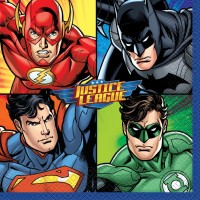 Contient : 1 x 16 Serviettes Justice League