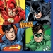 16 Serviettes Justice League. n°1