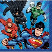 16 Petites Serviettes Justice League