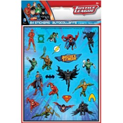 4 Planches de stickers Justice League. n1
