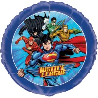 Contient : 1 x Ballon à Plat Justice League