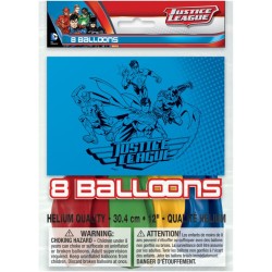 8 Ballons Justice League. n1