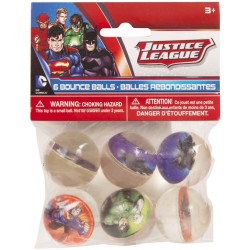 6 Balles Rebondissantes Justice League (3 cm). n1