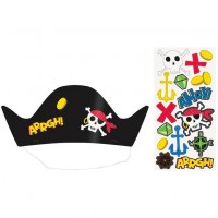 Contient : 1 x 8 Chapeaux Pirate  Personnaliser