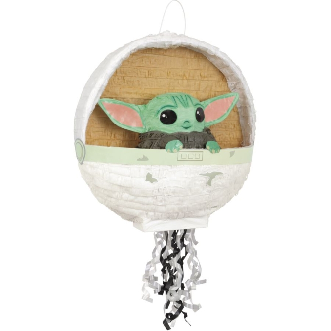 Pull Pinata 3D Star Wars Mandalorian - Baby Yoda 