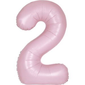 Ballon Gant Rose Mat - Chiffre 2