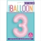 Ballon Géant Rose Mat - Chiffre 3 images:#1