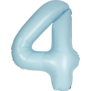 Ballon Gant Bleu Mat - Chiffre 4