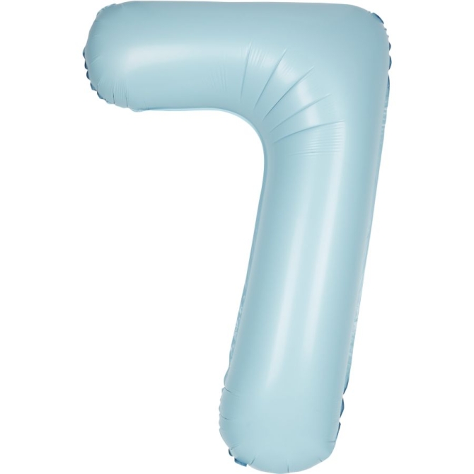 Ballon Gant Bleu Mat - Chiffre 7 