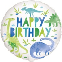 Ballon Mylar Dino Happy Birthday
