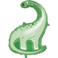 Contient : 1 x Ballon Gant Dino Vert - 85 cm