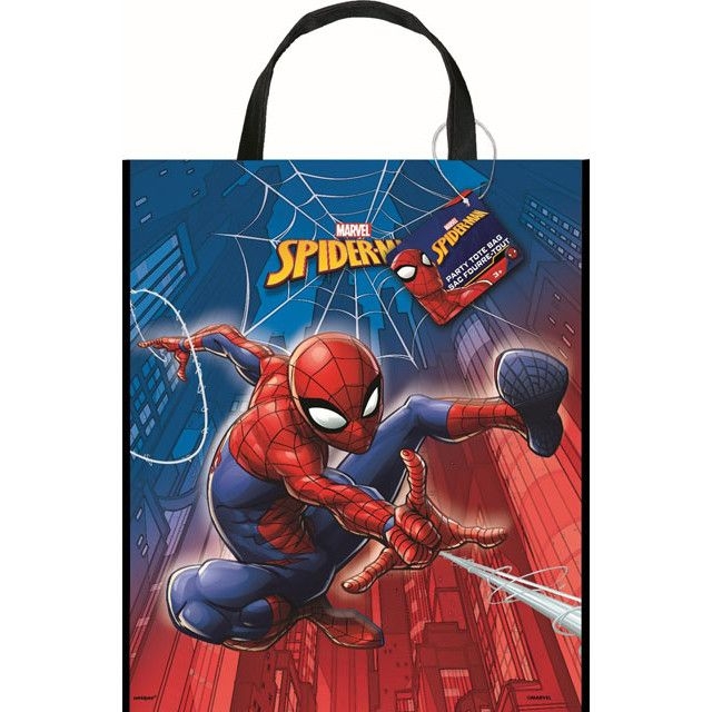 Sac cabas Spiderman (33 cm) - Plastique pour l'anniversaire de