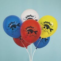 Contient : 1 x 8 Ballons - Pirate