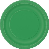 8 Assiettes - Vert Emeraude
