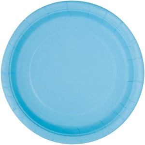 8 Assiettes - Bleu Poudr