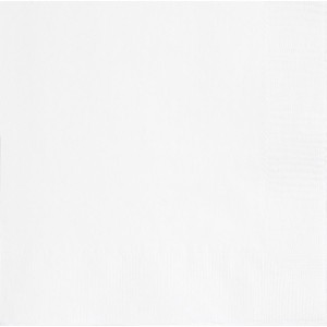 20 Serviettes - Blanc
