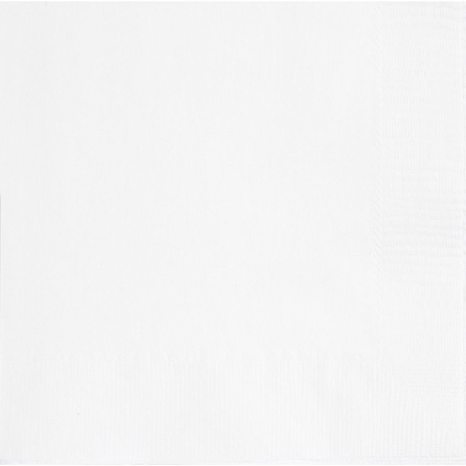 20 Serviettes - Blanc 