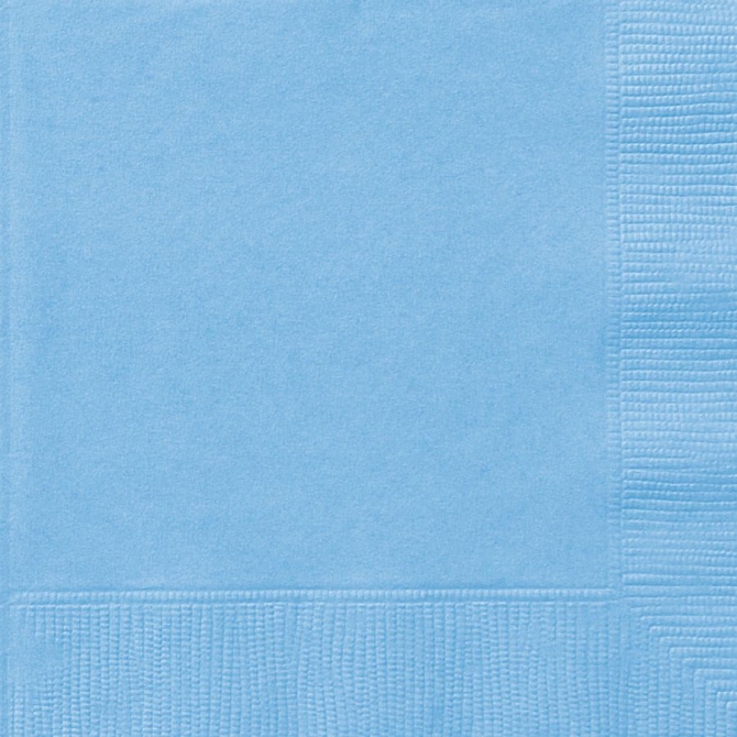 20 Serviettes - Bleu Poudr 