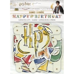 Guirlande Happy Birthday Harry Potter Wizarding World. n1