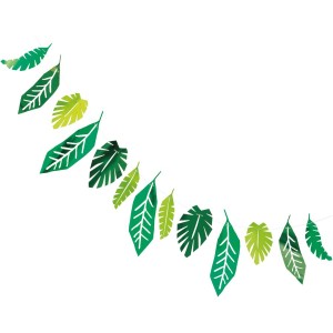 Guirlande Feuilles Tropicales Safari - 2.13 m