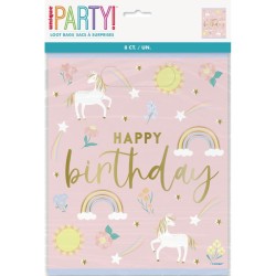 8 Pochettes Cadeaux Licorne. n�1