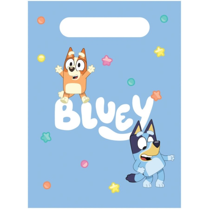 8 Pochettes à cadeaux Bluey Hooray