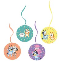 4 Guirlandes spirales Bluey Hooray