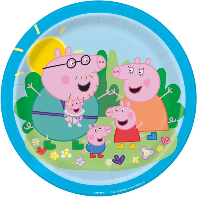 8 Assiettes Peppa Pig
