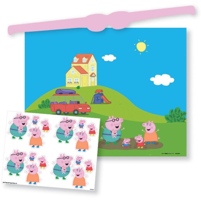 Jeu à fixer au mur Peppa Pig