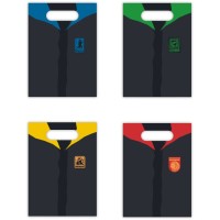 Contient : 1 x 8 Pochettes � cadeaux Harry Potter Houses