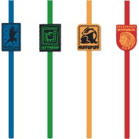 Contient : 1 x 8 Pailles Harry Potter Houses