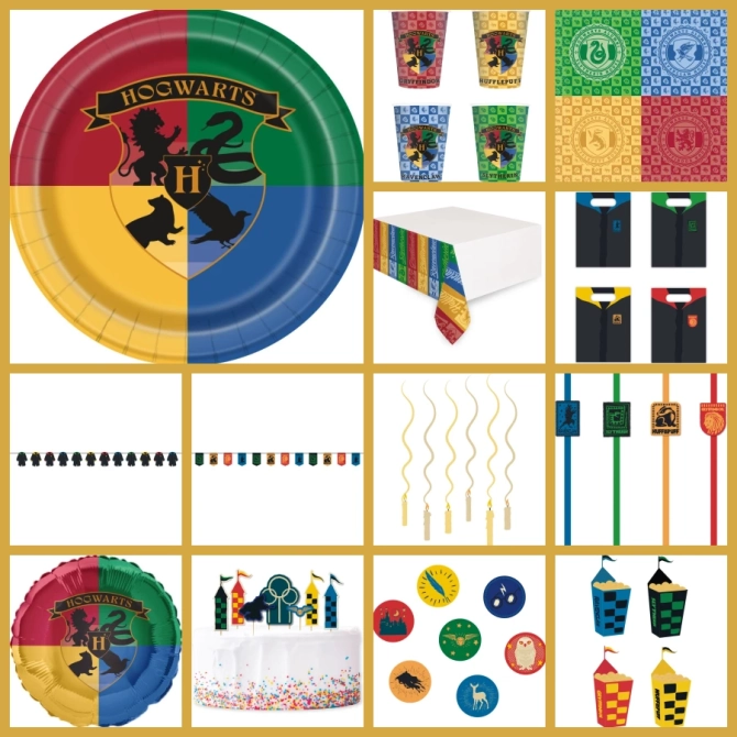 Maxi bo�te � f�te Harry Potter Houses 