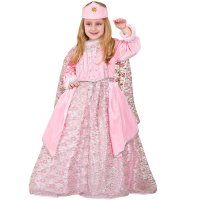 Dguisement Princesse velours Rose Luxe 5-6 ans