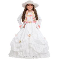 Dguisement Princesses avec Roses 5-6 ans