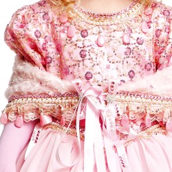 Dguisement Princesse Prestige Rose Luxe 5-6 ans. n1