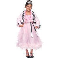 Dguisement Princesse Bal Rose Luxe Taille 5-6 ans