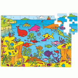 Puzzle 48 pices Fonds Marins. n1