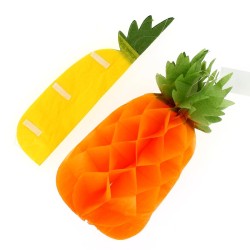 1 Dcoration Ananas 3D (25 cm) - Orange. n1