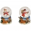 Boule  Neige Bonhomme de Neige Socle Paysage Neige