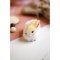 1 Petit Lapin Blanc - 7 cm images:#2