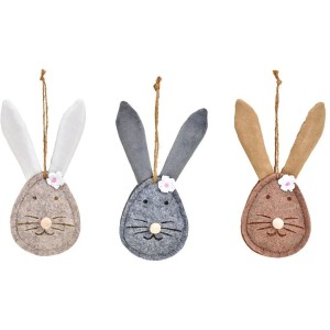 1 Lapin  Suspendre en Feutrine - 15 cm