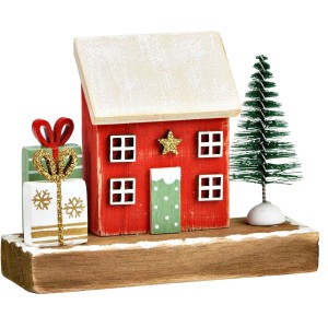 Dcoration  Maison de Nol en Bois