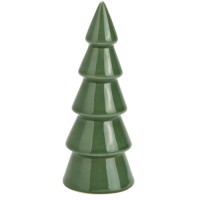 Dcoration de Nol  Sapin en Cramique Vert  16 cm