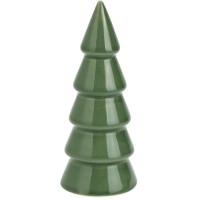 Dcoration de Nol  Sapin en Cramique Vert  13 cm