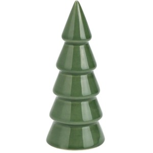 Dcoration de Nol  Sapin en Cramique Vert  13 cm