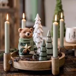 Décoration de Noël – Sapin en Céramique Vert – 13 cm. n°1