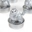 6 Bougies Chauffe-plats Oiseau Argent