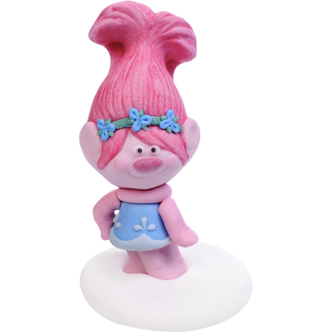 Figurine 3D Trolls Poppy (6 cm) - Sucre 