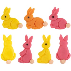 4 Lapins Pop en Pte d'Amande  Plat