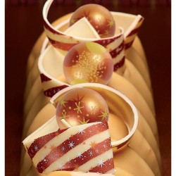 2 Boules 3D Cuivres (2, 8 cm) - Chocolat Blanc. n1